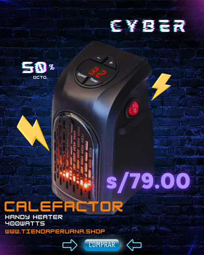 Calefactor™ - Portátil de Bajo Consumo