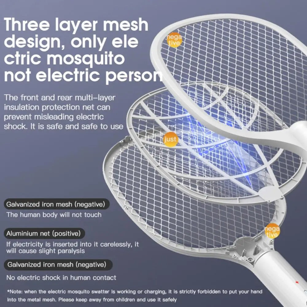 ElectroBite™ - Raqueta Eléctrica Mata Insectos