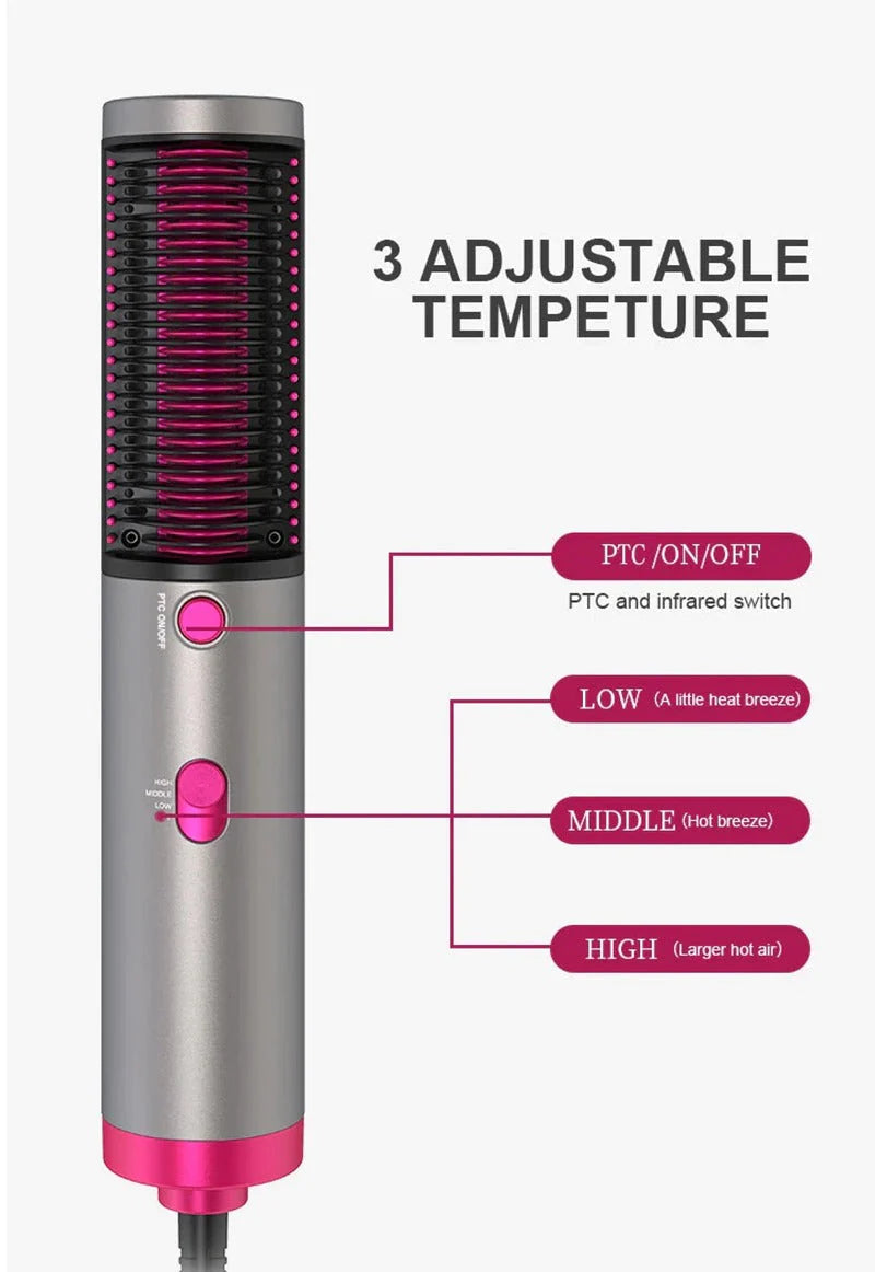 Hair Brush™ - Cepillo 3 en 1 secador, voluminizador, alisador